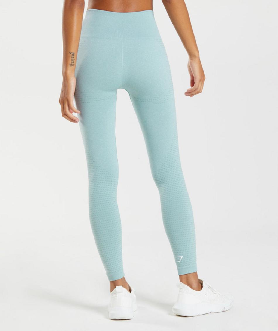 Legginsy Damskie Gymshark Vital Seamless 2.0 Niebieskie | PL 2220FDN